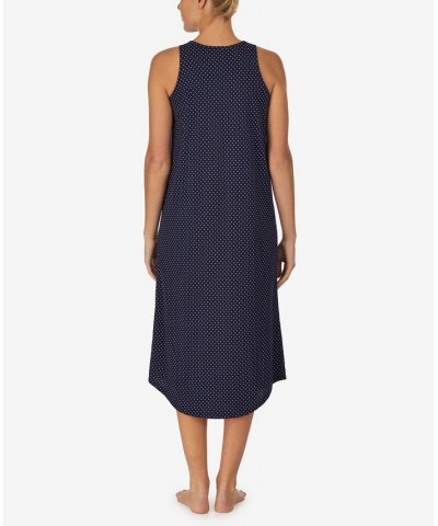 Women's Gown with Shelf Bra Lining Navy, White Pin Dot $30.08 Sleepwear