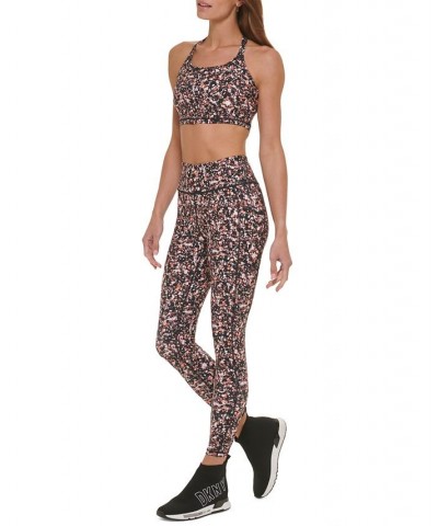 Women's Blurred Lights Print Cropped Tank Top Rosewater Pollock $17.38 Tops