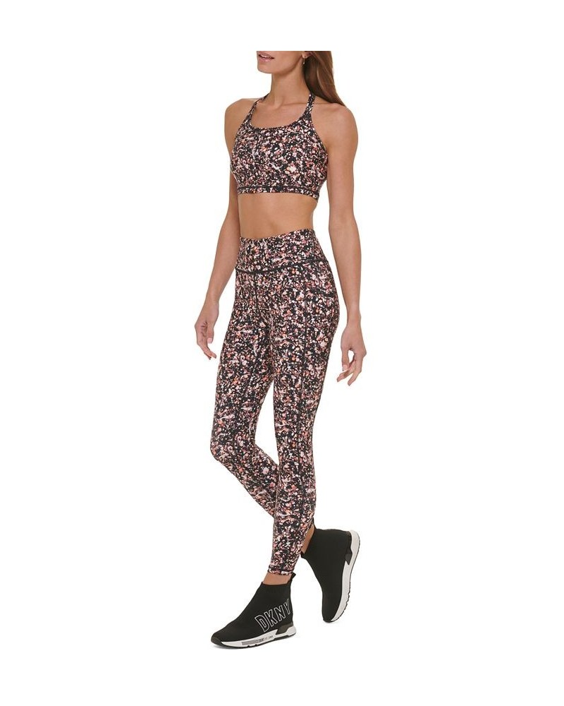 Women's Blurred Lights Print Cropped Tank Top Rosewater Pollock $17.38 Tops