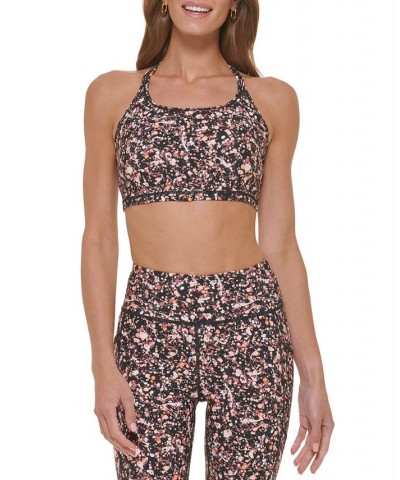 Women's Blurred Lights Print Cropped Tank Top Rosewater Pollock $17.38 Tops