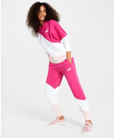 Puma Women's Swirl Hooded Sweatshirt & Drawstring Sweatpants Orchid Shadow $29.38 Pants