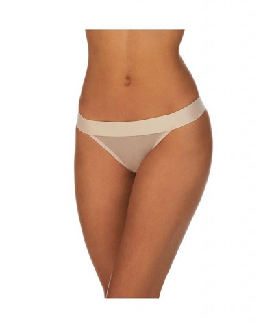 Women's Sheer Thong DK8191 White $12.00 Underwears