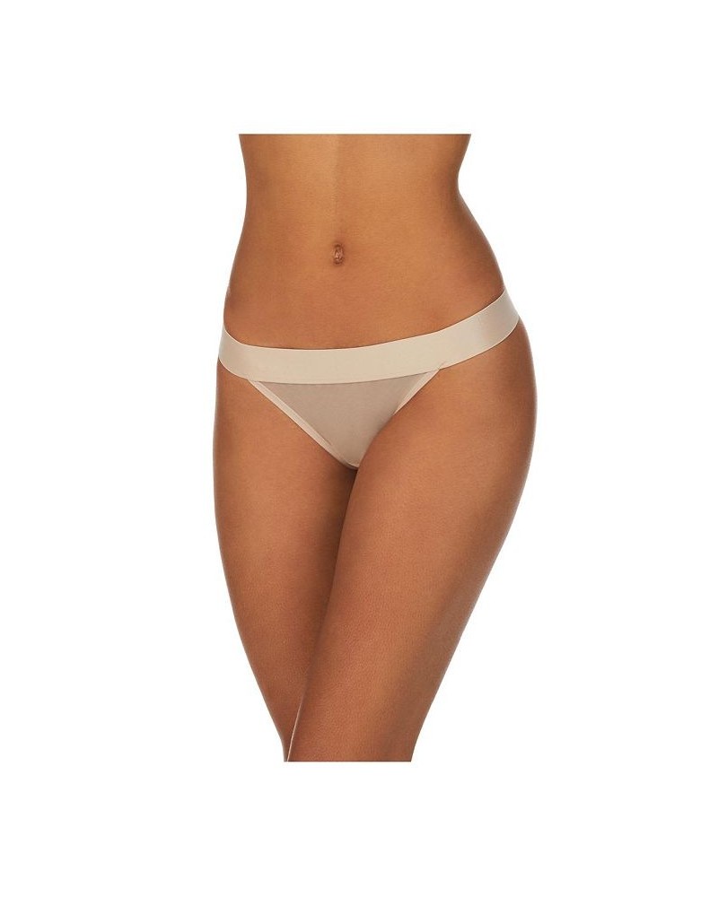 Women's Sheer Thong DK8191 White $12.00 Underwears