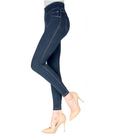 Denim Shaping Jean Women's Leggings Blue $29.92 Pants