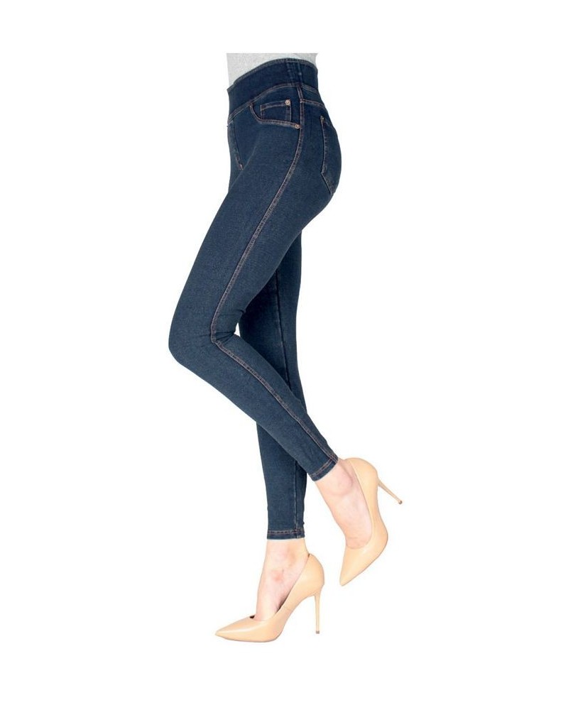 Denim Shaping Jean Women's Leggings Blue $29.92 Pants