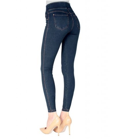 Denim Shaping Jean Women's Leggings Blue $29.92 Pants