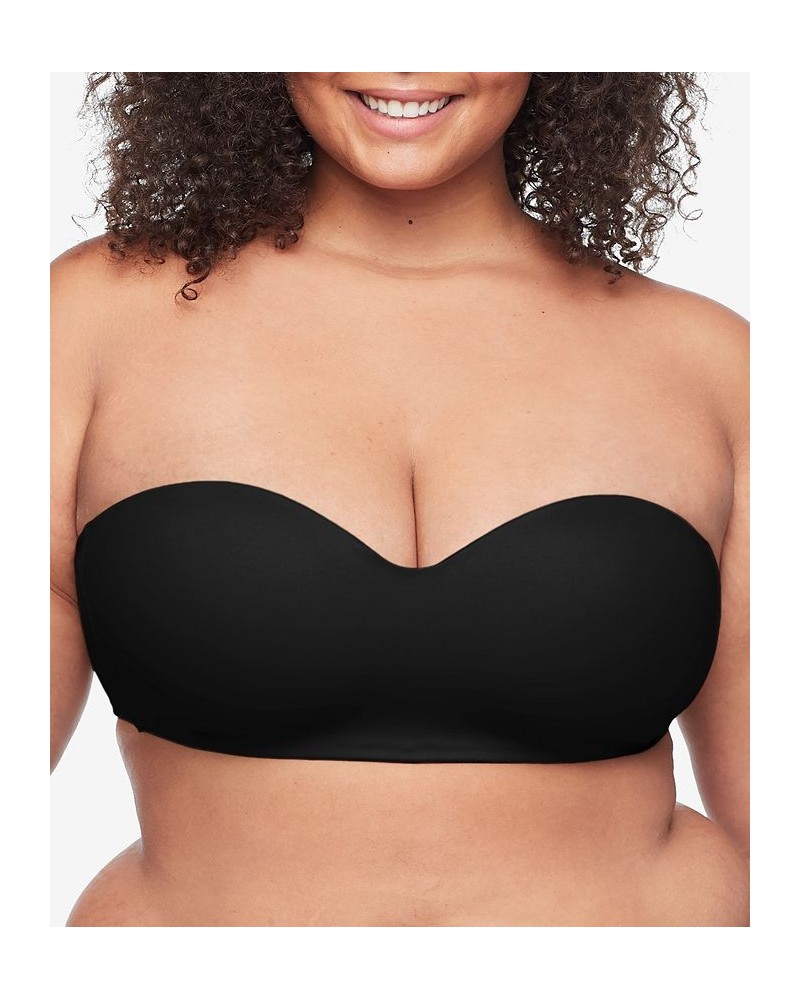 Warners Easy Does It Easy Size Lightly Lined Wireless Strapless Bra RY0161A Black $33.60 Bras