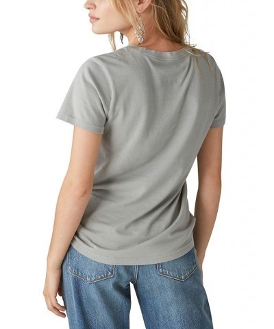 Women's Yellowstone Dutton Ranch Cotton T-Shirt Griffin $27.97 Tops