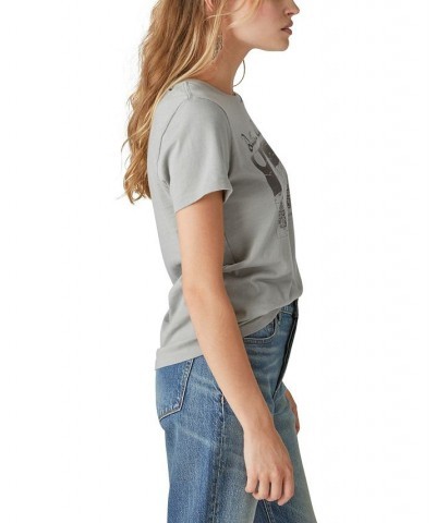 Women's Yellowstone Dutton Ranch Cotton T-Shirt Griffin $27.97 Tops