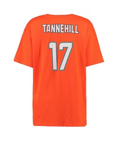 Women's Ryan Tannehill Orange Miami Dolphins Plus Size Fair Catch Name and Number T-shirt Orange $22.08 Tops