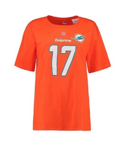 Women's Ryan Tannehill Orange Miami Dolphins Plus Size Fair Catch Name and Number T-shirt Orange $22.08 Tops