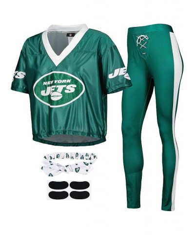 Women's Green New York Jets Game Day Costume Sleep Set Green $40.00 Pajama