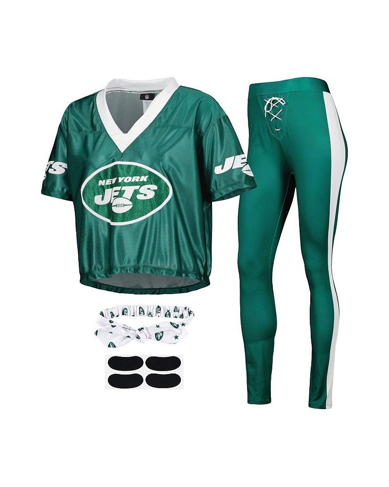 Women's Green New York Jets Game Day Costume Sleep Set Green $40.00 Pajama