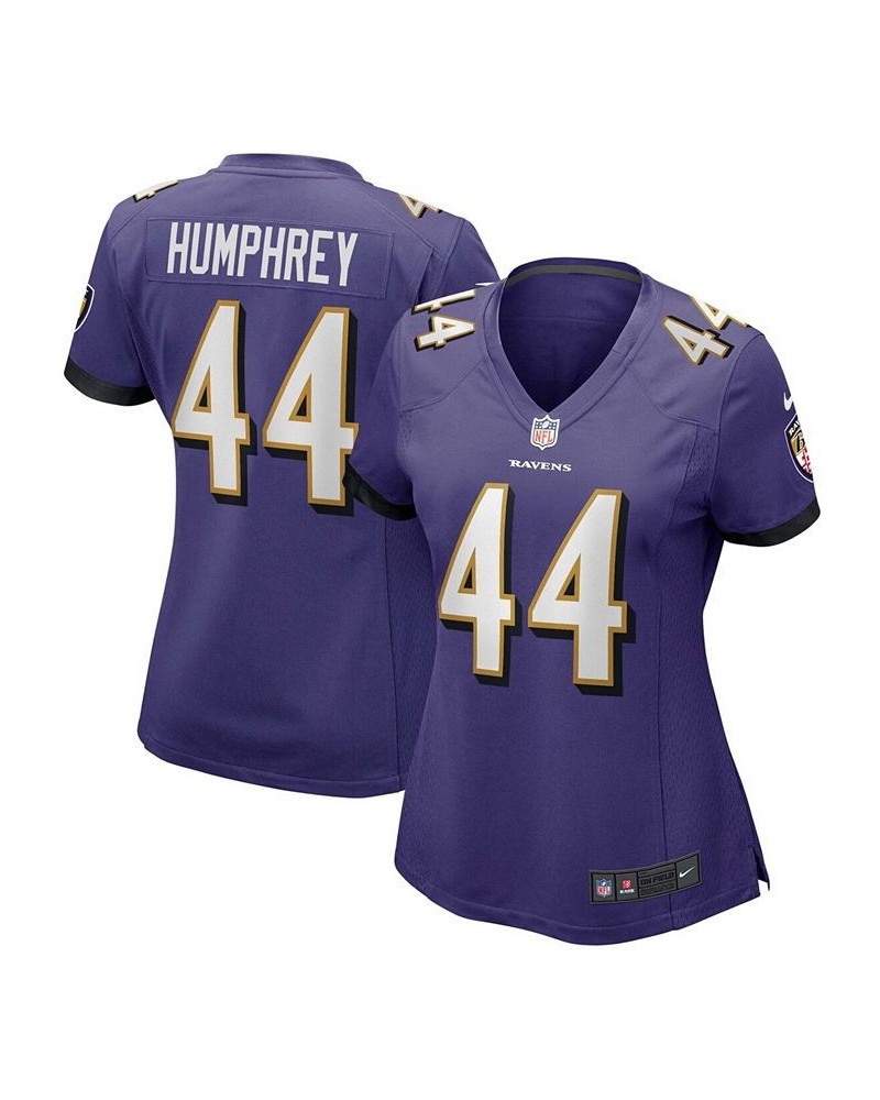 Women's Marlon Humphrey Purple Baltimore Ravens Game Player Jersey Purple $67.20 Jersey