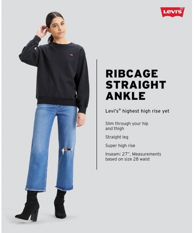 Women's Ribcage Straight Ankle Jeans Just A Sec $32.80 Jeans