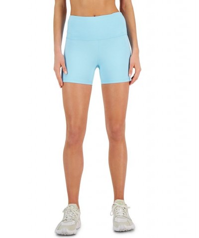 Women's 4" Compression Biker Shorts Blue $12.46 Shorts