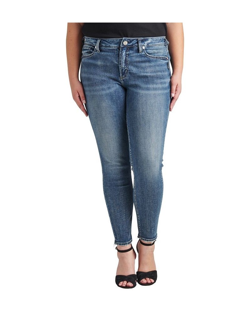 Plus Size Suki Mid Rise Skinny Leg Jeans Indigo $30.77 Jeans