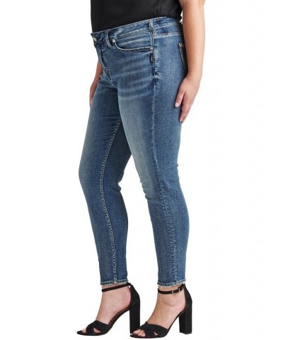 Plus Size Suki Mid Rise Skinny Leg Jeans Indigo $30.77 Jeans