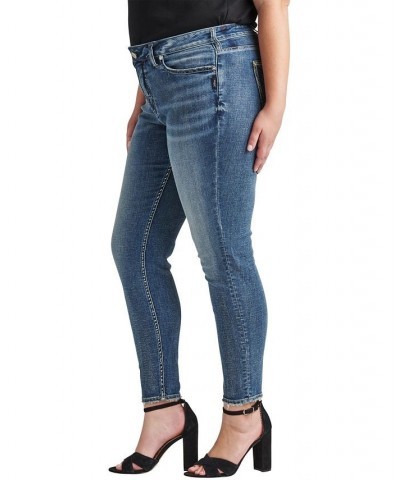 Plus Size Suki Mid Rise Skinny Leg Jeans Indigo $30.77 Jeans