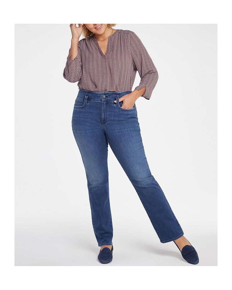 Plus Size Marilyn Straight High Rise Jeans Saybrook $36.69 Jeans