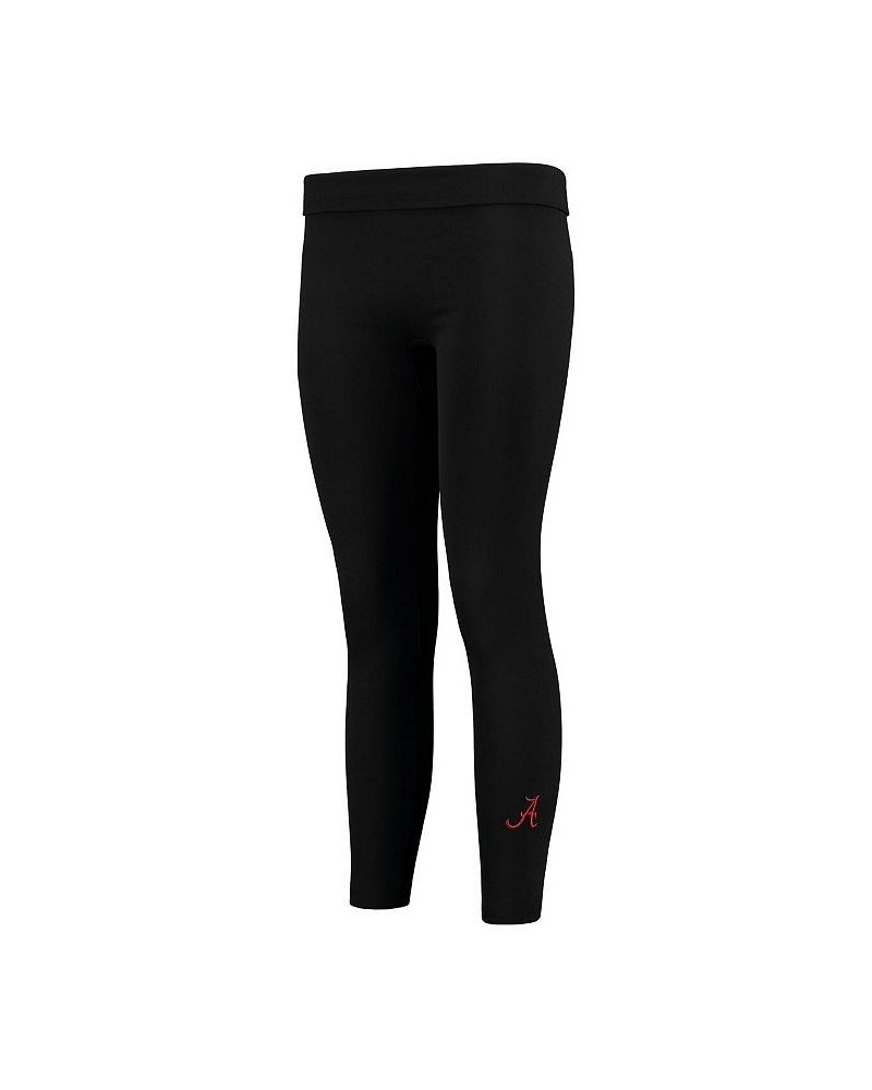 Women's Black Alabama Crimson Tide Fleece Leggings Black $14.00 Pants