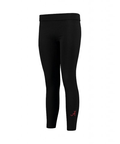 Women's Black Alabama Crimson Tide Fleece Leggings Black $14.00 Pants