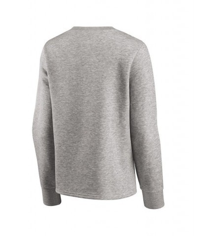 Women's Branded Heathered Gray Chicago Blackhawks Fan Favorite Script Pullover Sweatshirt Heathered Gray $36.39 Sweatshirts