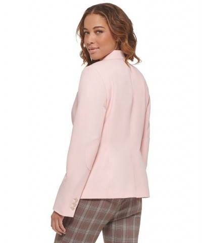 Women’s One-Button Blazer Pink $59.60 Jackets