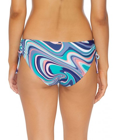 Juniors' Shine On Printed Bikini Top & Luna Bottoms Ride The Wave Multi $29.68 Swimsuits