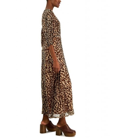 Petite Paisley-Print Faux-Wrap Maxi Dress Biscotti $20.92 Dresses